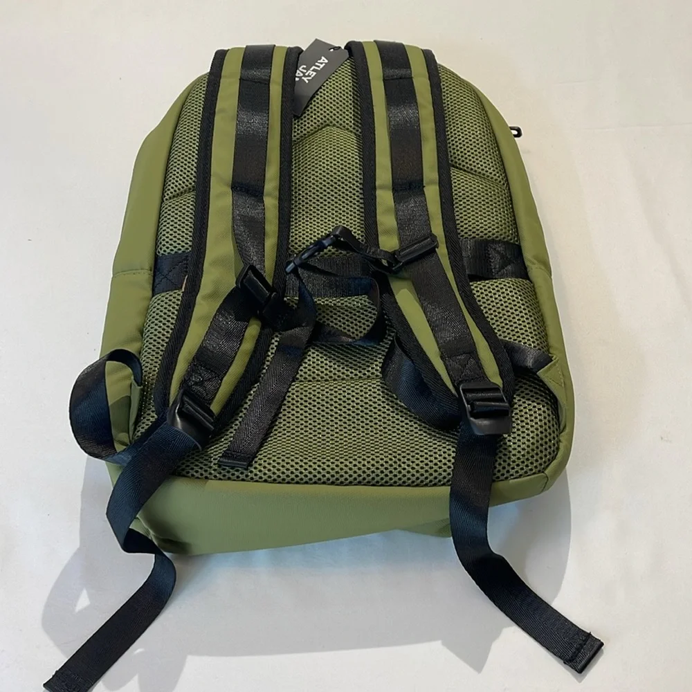 ATLEY JAMES, Green Backpack for Men